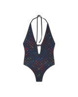 Monogram Plunge Swimsuit