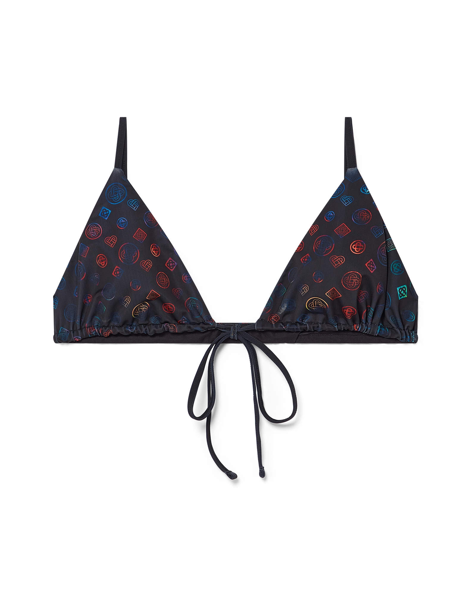 Monogram String Bikini Top