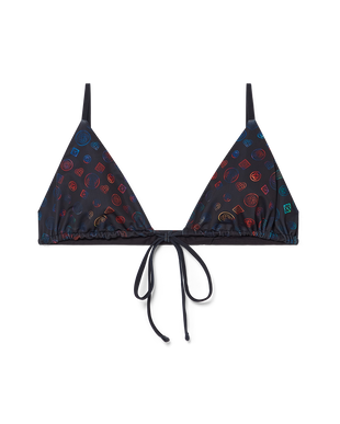 Monogram String Bikini Top