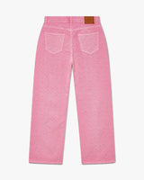 Pink Monogram Denim Jeans