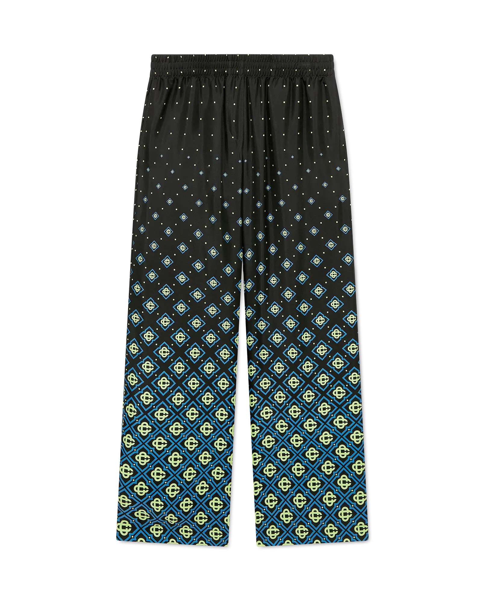 Degrade Monogram Silk Trousers