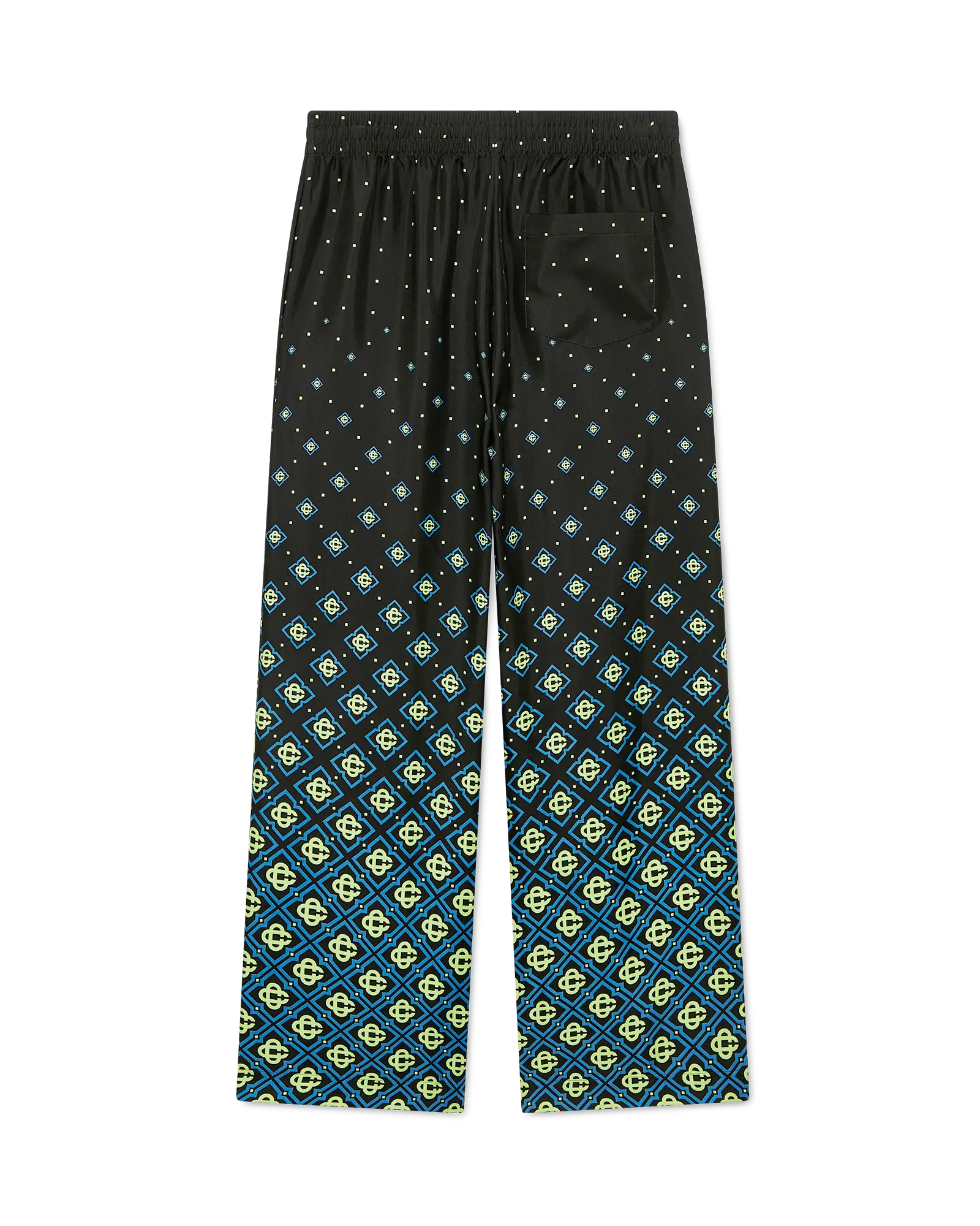 Degrade Monogram Silk Trousers