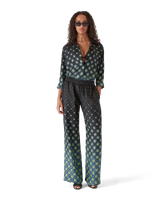 Degrade Monogram Silk Trousers