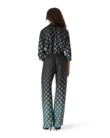 Degrade Monogram Silk Trousers