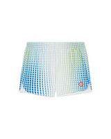 Printed Poly Taffeta Shorts