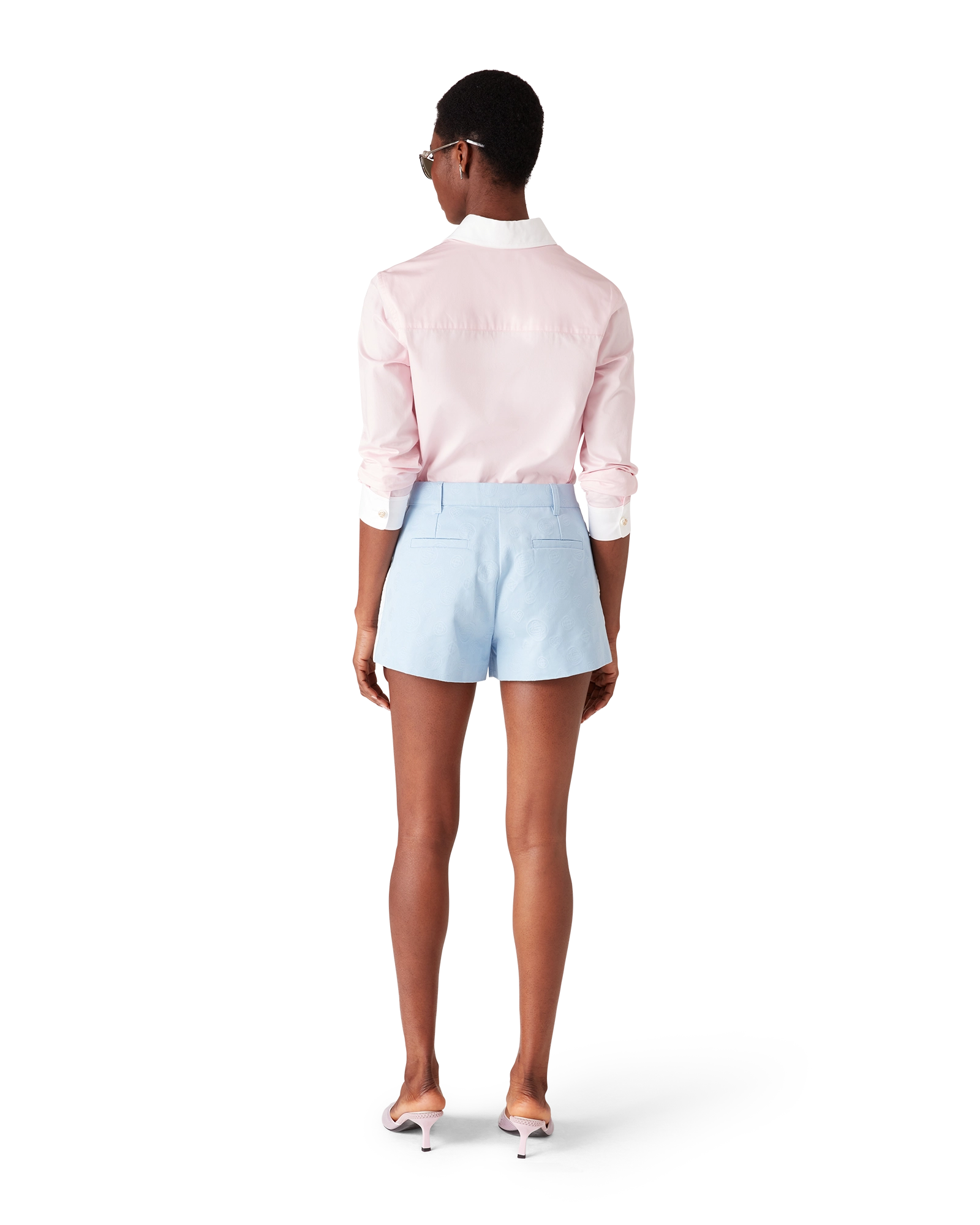 Monogram Mini Shorts