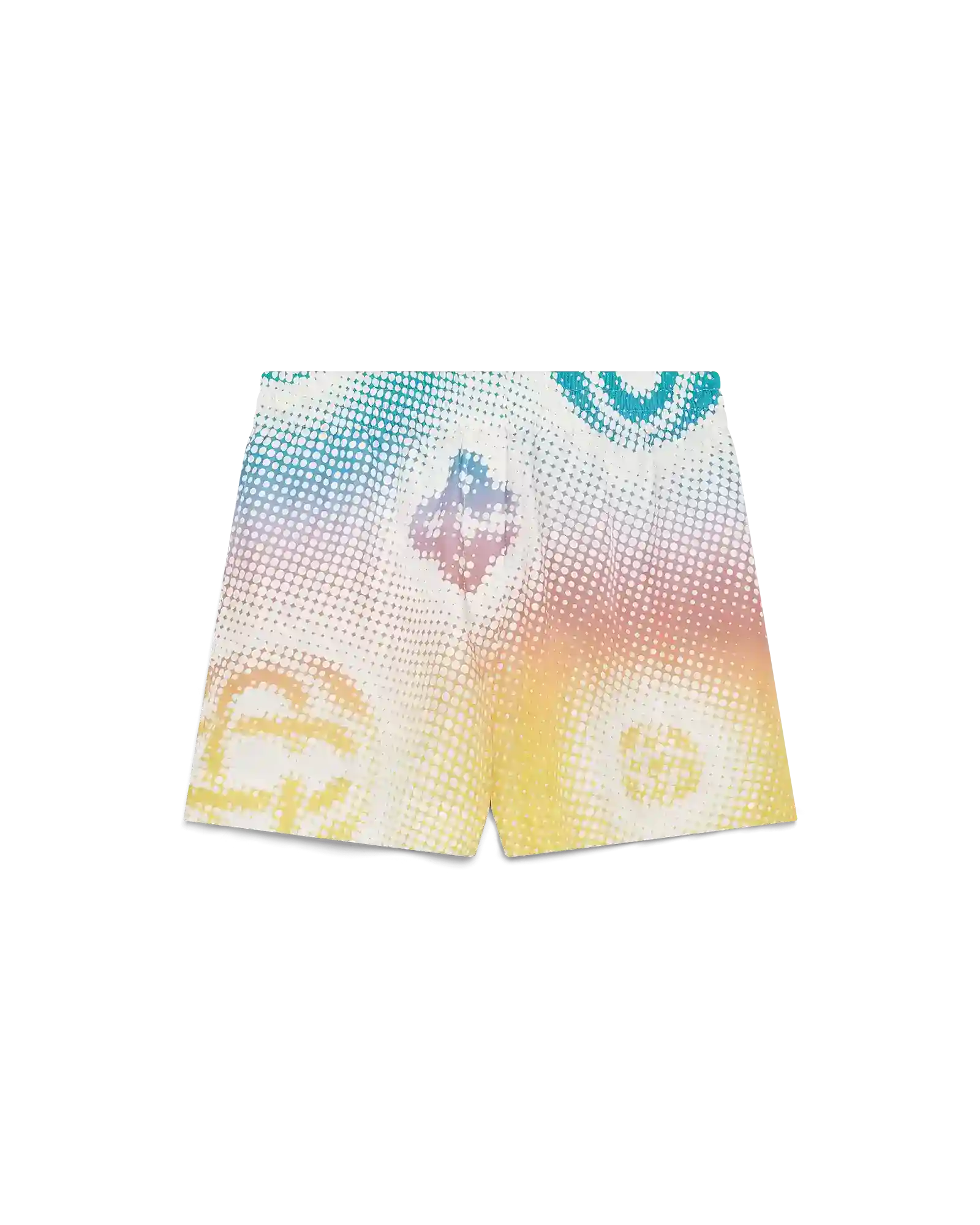 Halftone Logo Silk Shorts