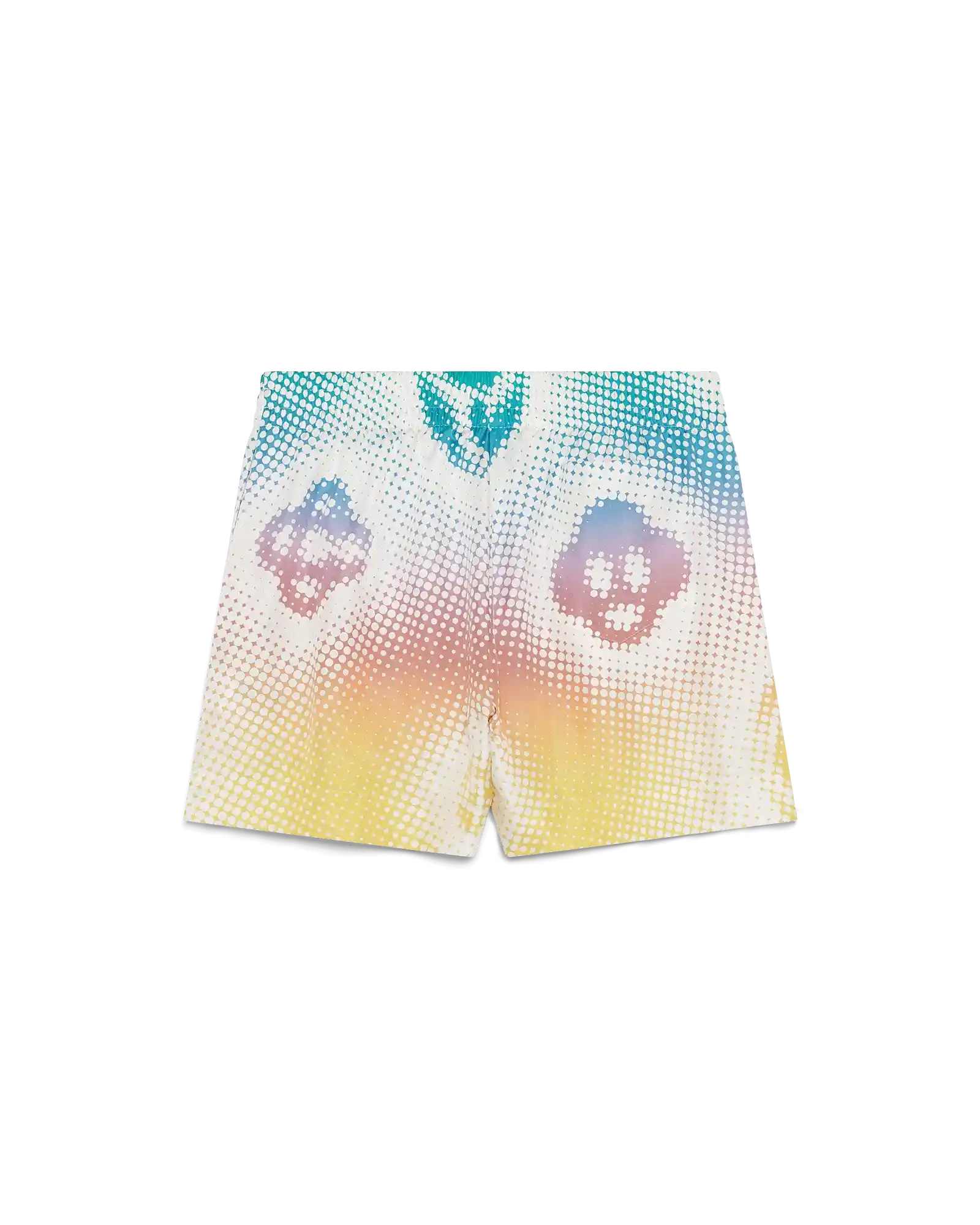 Halftone Logo Silk Shorts