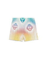 Halftone Logo Silk Shorts