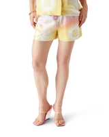 Halftone Logo Silk Shorts