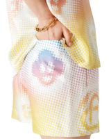 Halftone Logo Silk Shorts