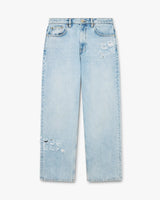 Light Wash Graffiti Denim Jeans
