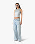 Light Wash Graffiti Denim Jeans