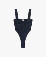 Indigo Denim Bodysuit