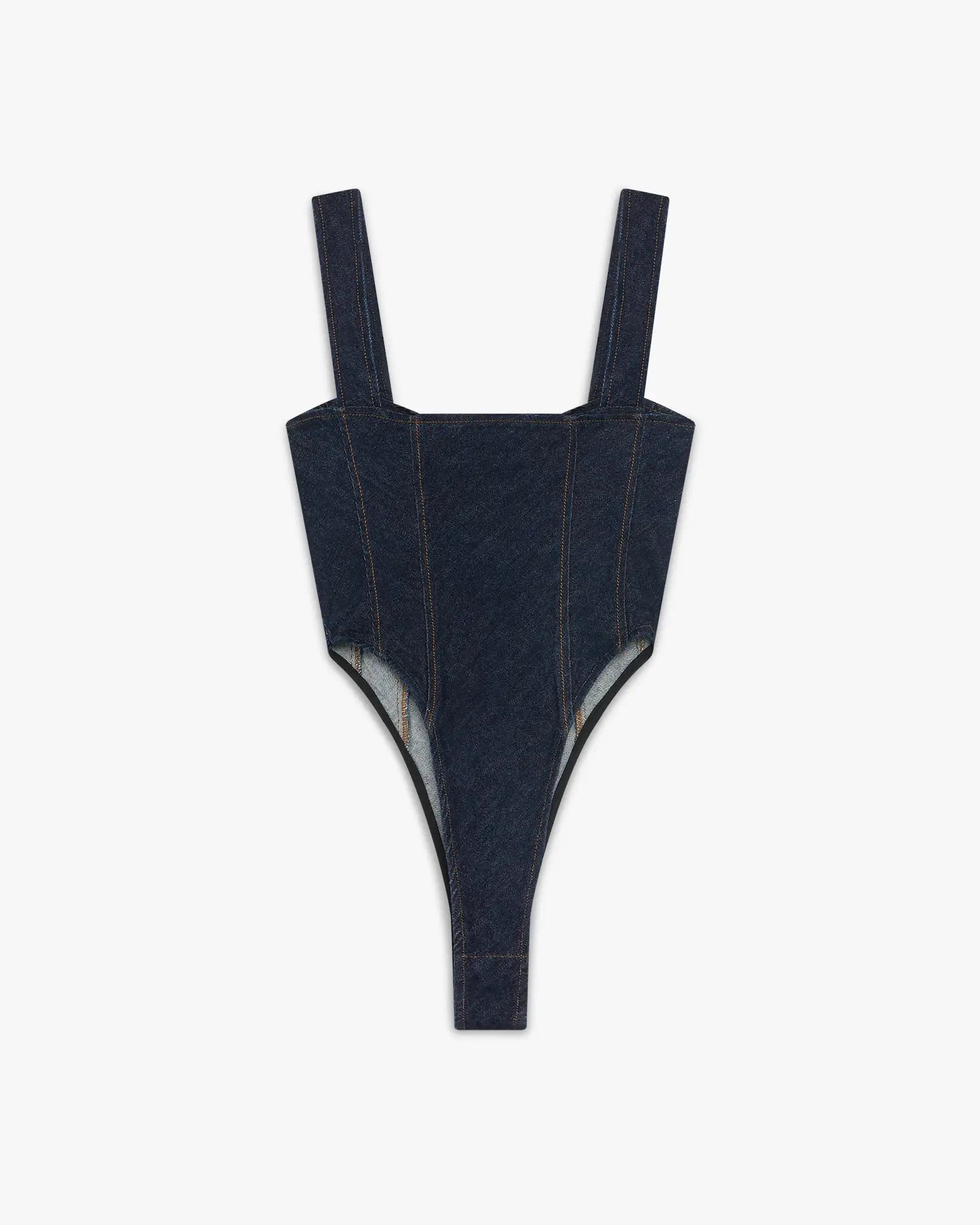 Indigo Denim Bodysuit