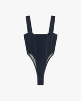 Indigo Denim Bodysuit
