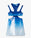 Blue Gradient Sequin Racer Back Mini Dress