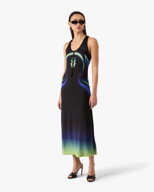 Sporchid Slinky Maxi Dress