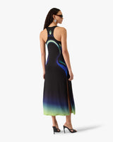 Robe longue moulante Sporchid