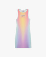 Robe longue sans manches effet verre dégradé