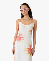 Glitch Orchid Soft Ribbed Maxi Dress