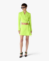 Green Crepe Tailored Jacket