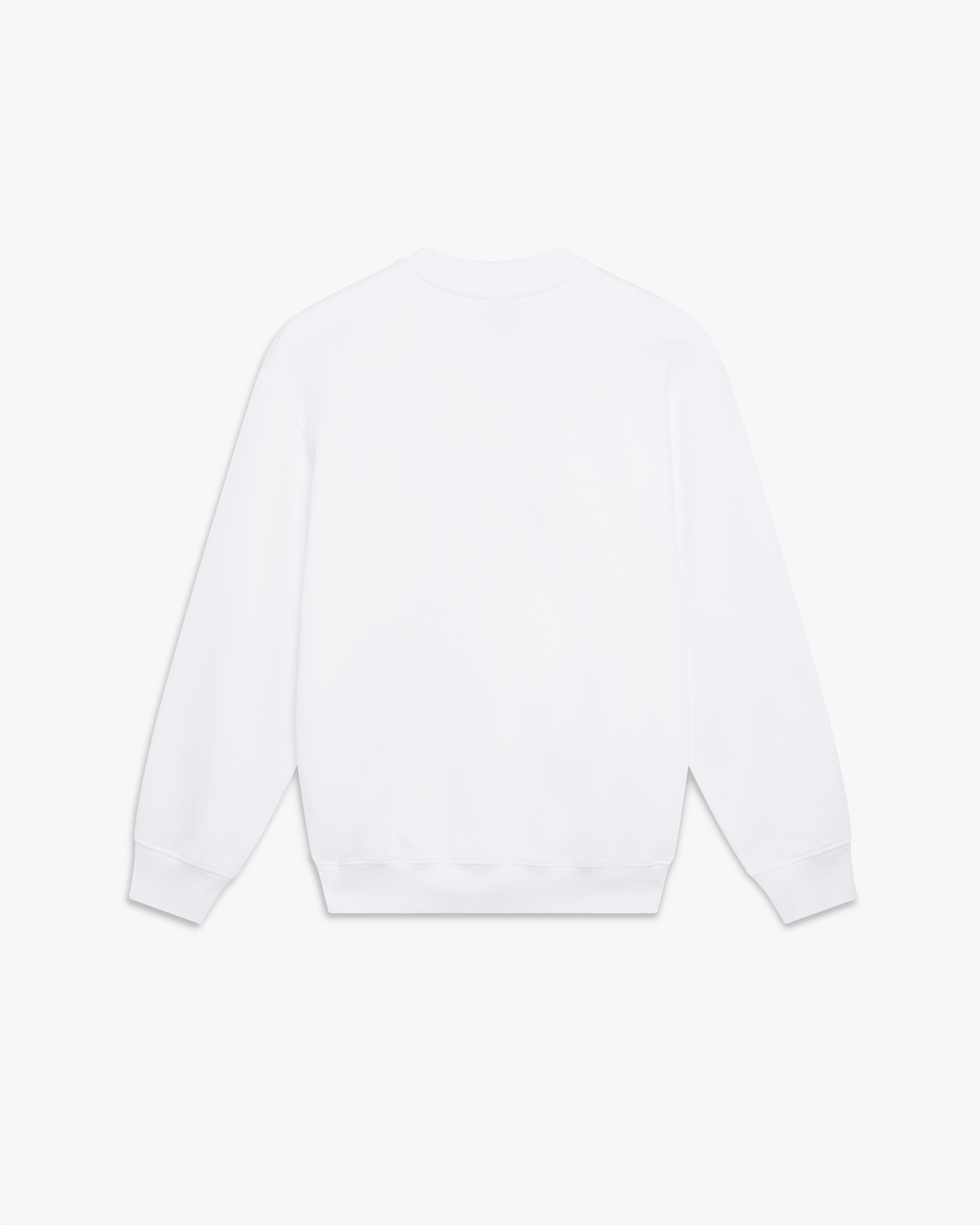 White Casa Way Loopback Sweatshirt