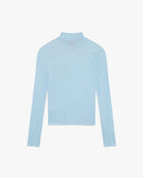 Blue Monogram Jacquard Cropped Top