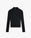 Black Monogram Jacquard Cropped Top