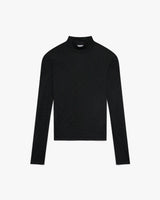 Black Monogram Jacquard Cropped Top