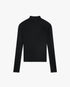Black Monogram Jacquard Cropped Top