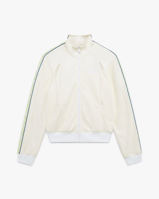 White Laurel Track Zip Jacket