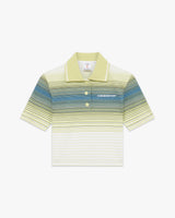 Bourgeois Striped Short Sleeve Polo Shirt