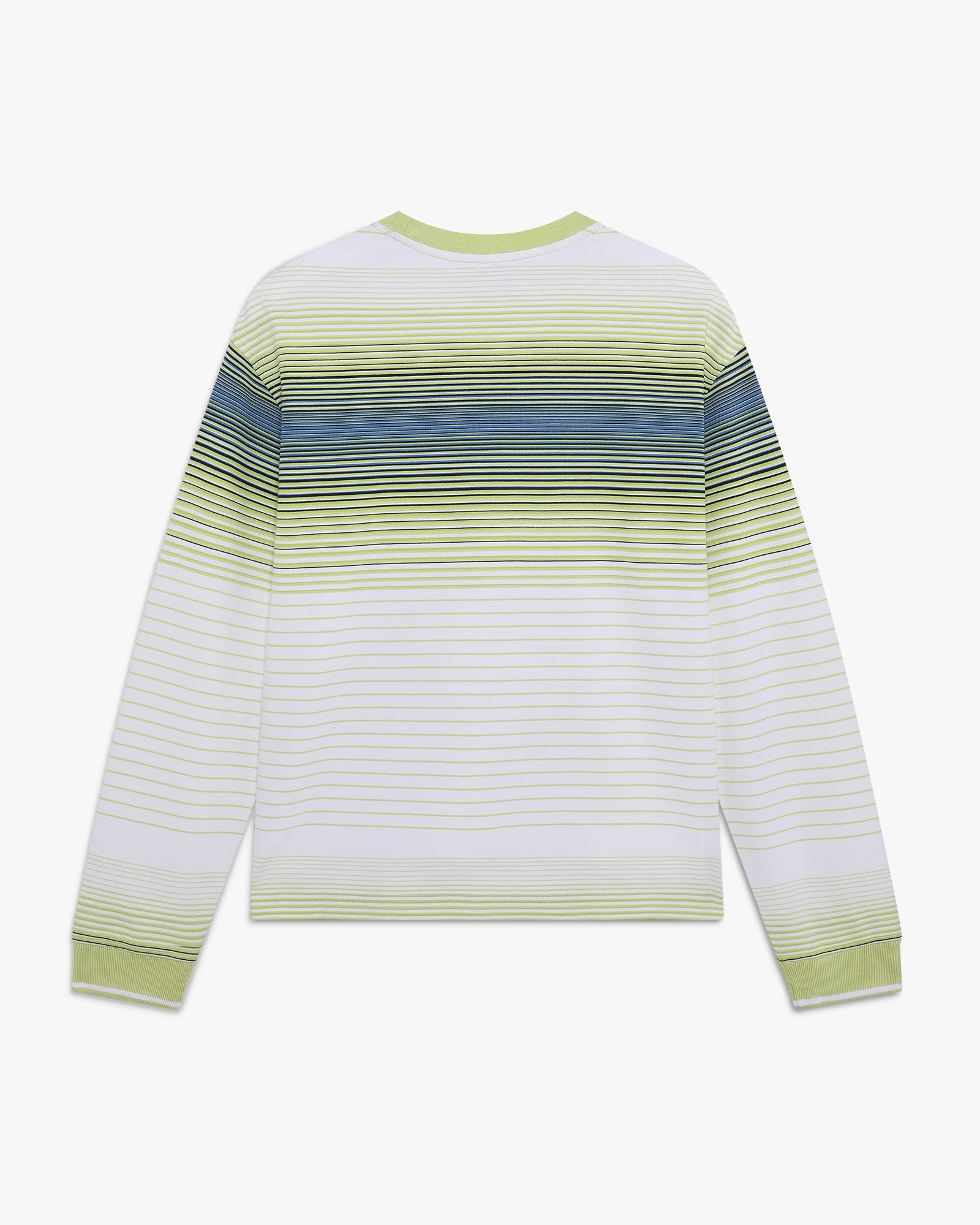Green Striped Long Sleeve T-Shirt