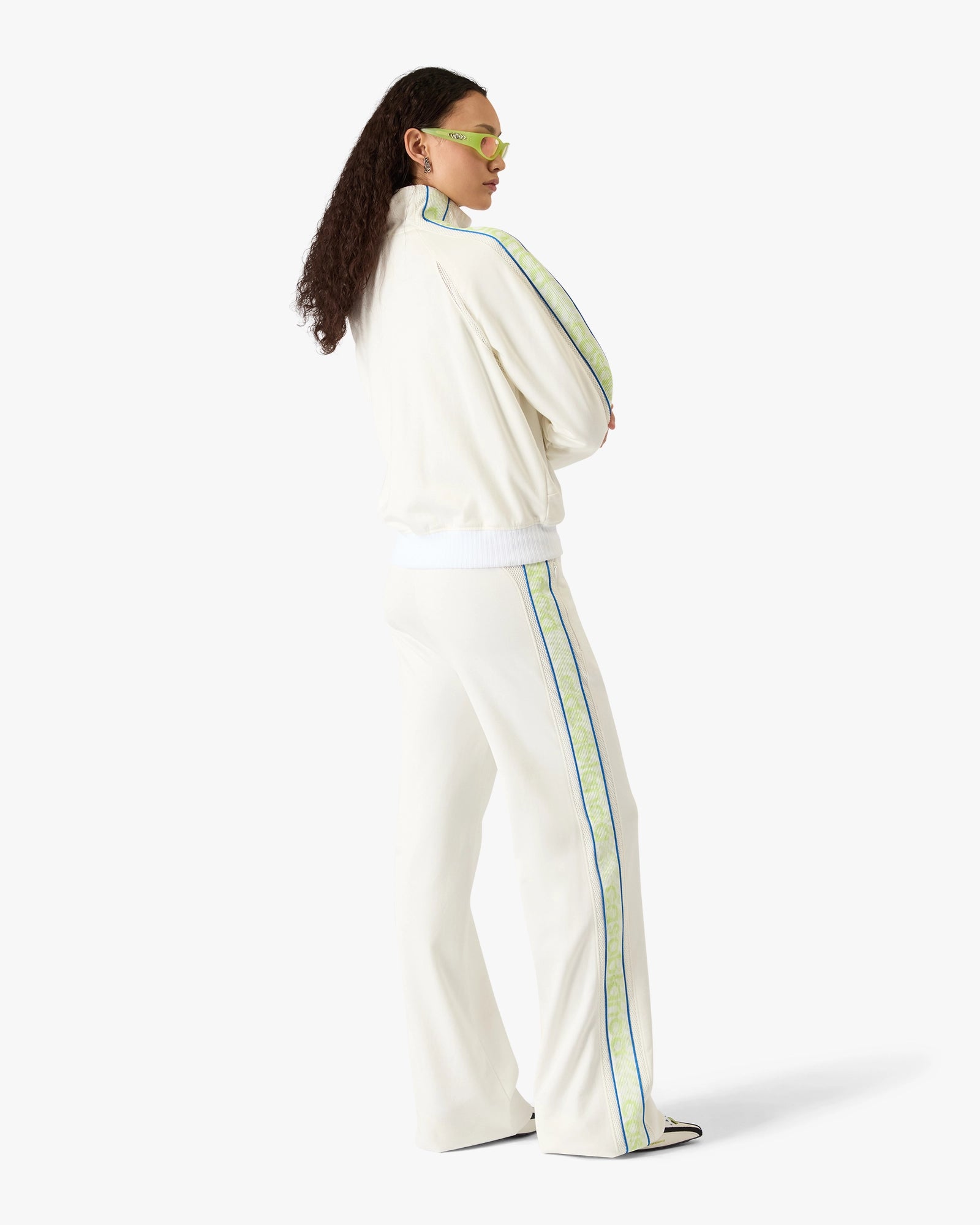 White Laurel Track Pants