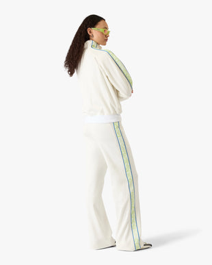 White Laurel Track Pants