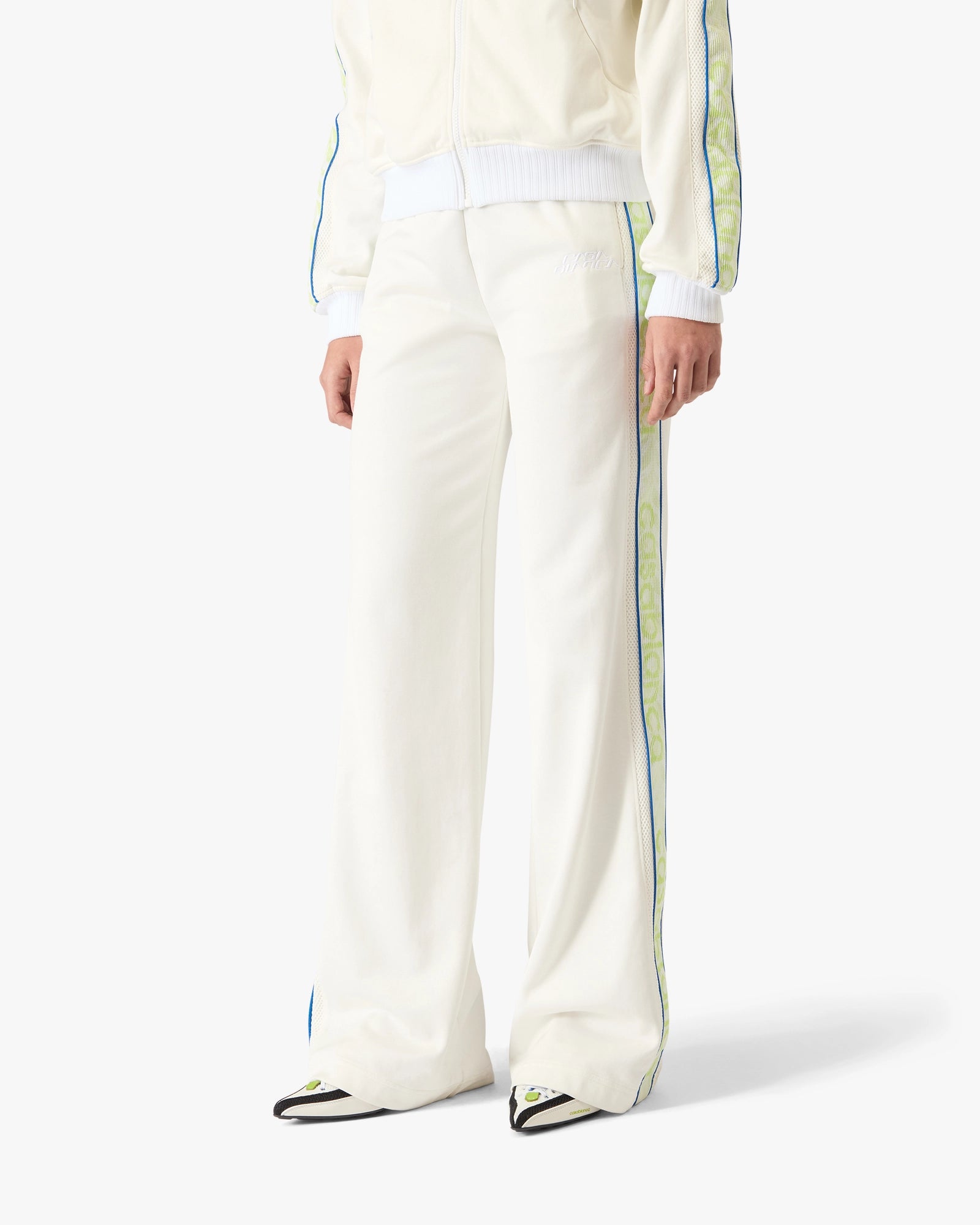 White Laurel Track Pants