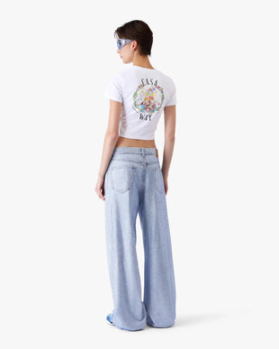 White Casa Way Baby Short Sleeve T-Shirt