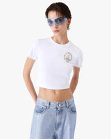 White Casa Way Baby Short Sleeve T-Shirt