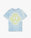 Blue Tie Dye CC Smile Short Sleeve T-Shirt