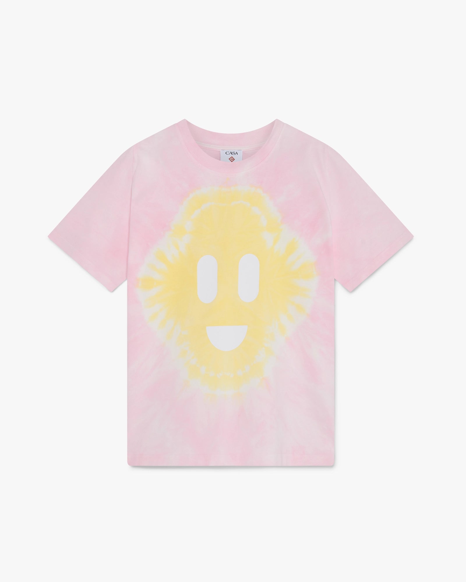 Pink Tie Dye CC Smile Short Sleeve T-Shirt