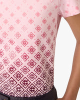 Aubergine Gradient Monogram Short Sleeve T-Shirt