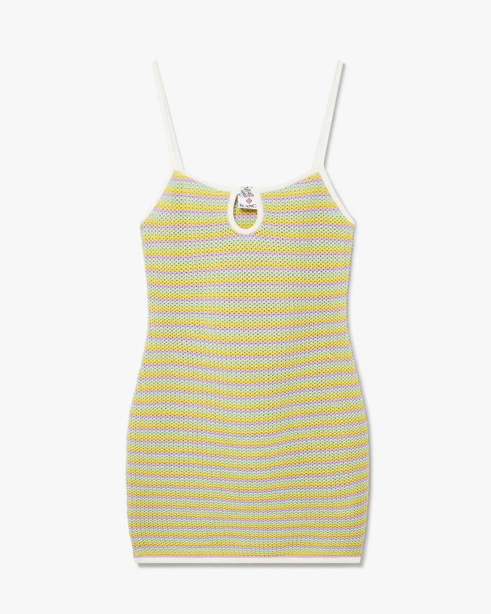 Bourgeois Striped Mini Dress, Size XL by Casablanca Paris Bourgeois Striped Mini Dress, Size XL by Casablanca Paris