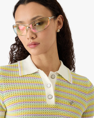 Bourgeois Striped Polo Shirt