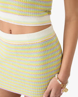 Mini-jupe à rayures Bourgeois