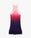 Pink Gradient Ruffle Midi Dress