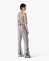 Silver Crochet Mirror Trousers