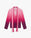 Aubergine Gradient Long Sleeve Scarf Silk Blouse