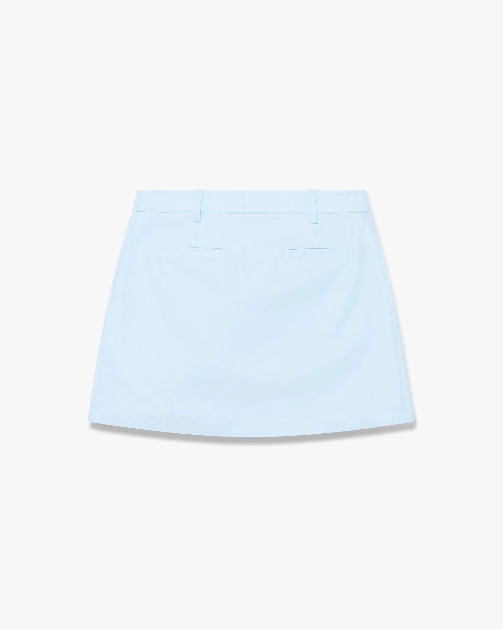 Blue Pocket Mini Skirt