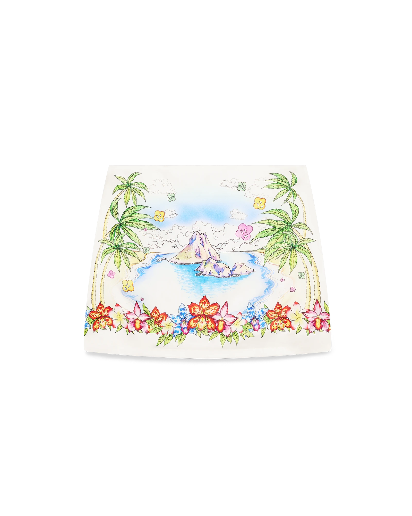 Better Days Silk Satin Mini Skirt